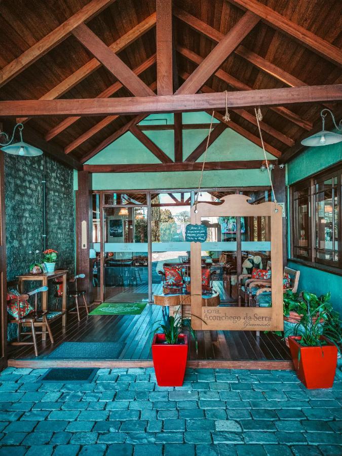 Hotel Aconchego Da Serra กรามาโด ภายนอก รูปภาพ